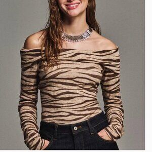 Anthropologie off the shoulder top